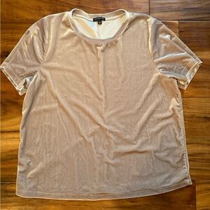 Cute metalic velvet top